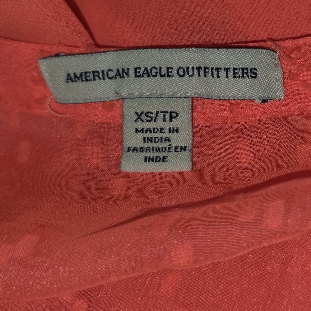 American Eagle Sheer Sleeveless Blouse Size XS - Picture 4 of 5